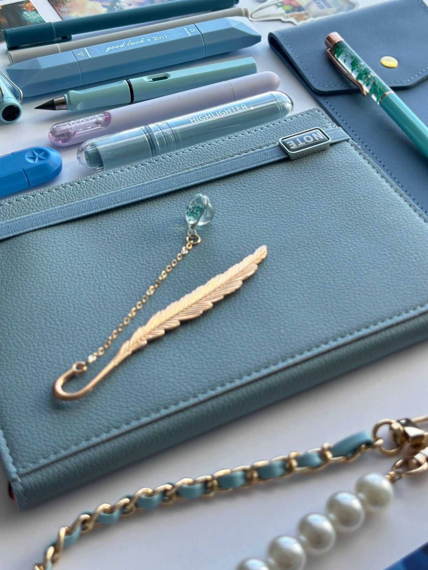 Exclusive Soft Sky Blue A5 Stationery Bundle