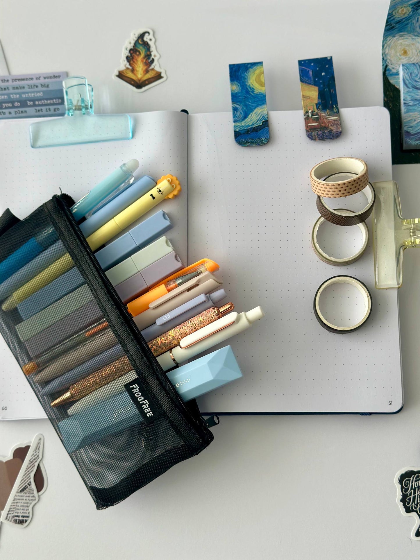 Weekly Exclusive Navy Bundle – A5 Dotted Journal