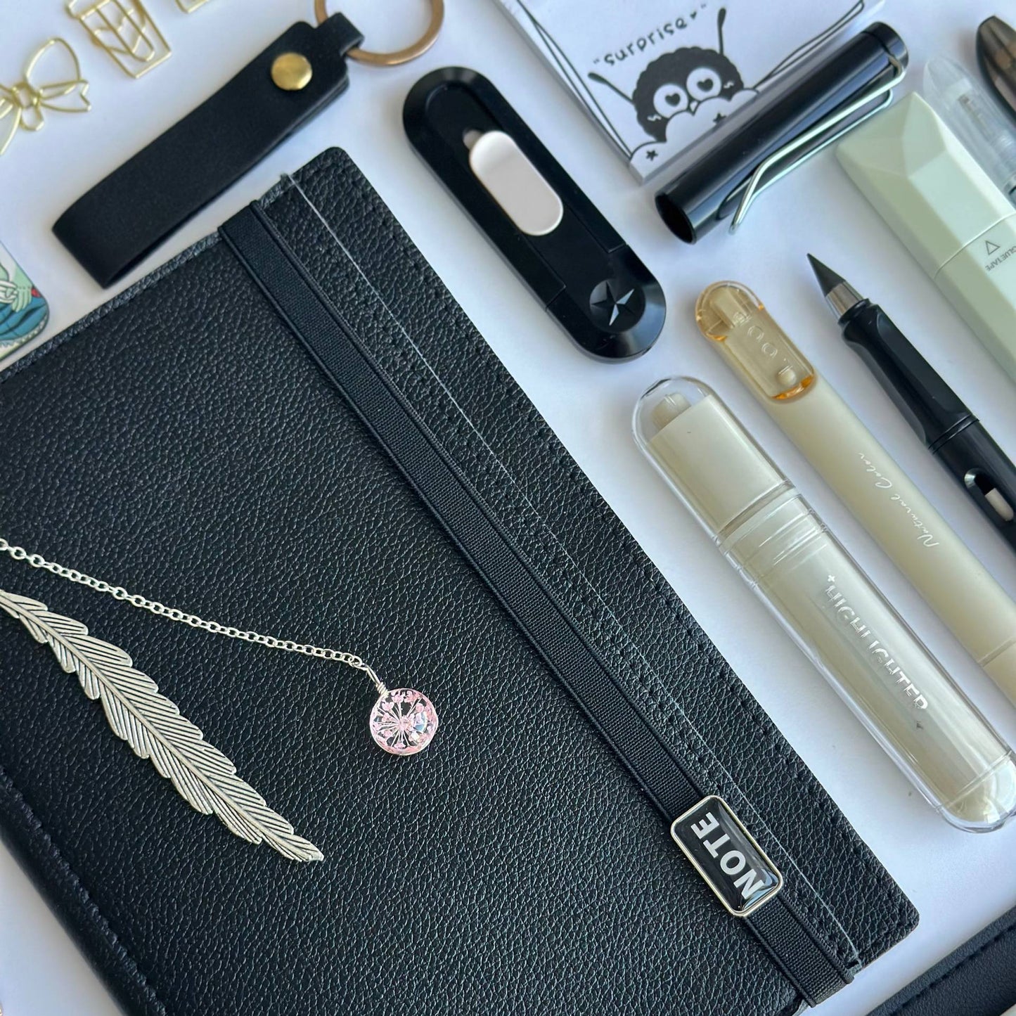 Exclusive Midnight Black A5 Stationery Bundle