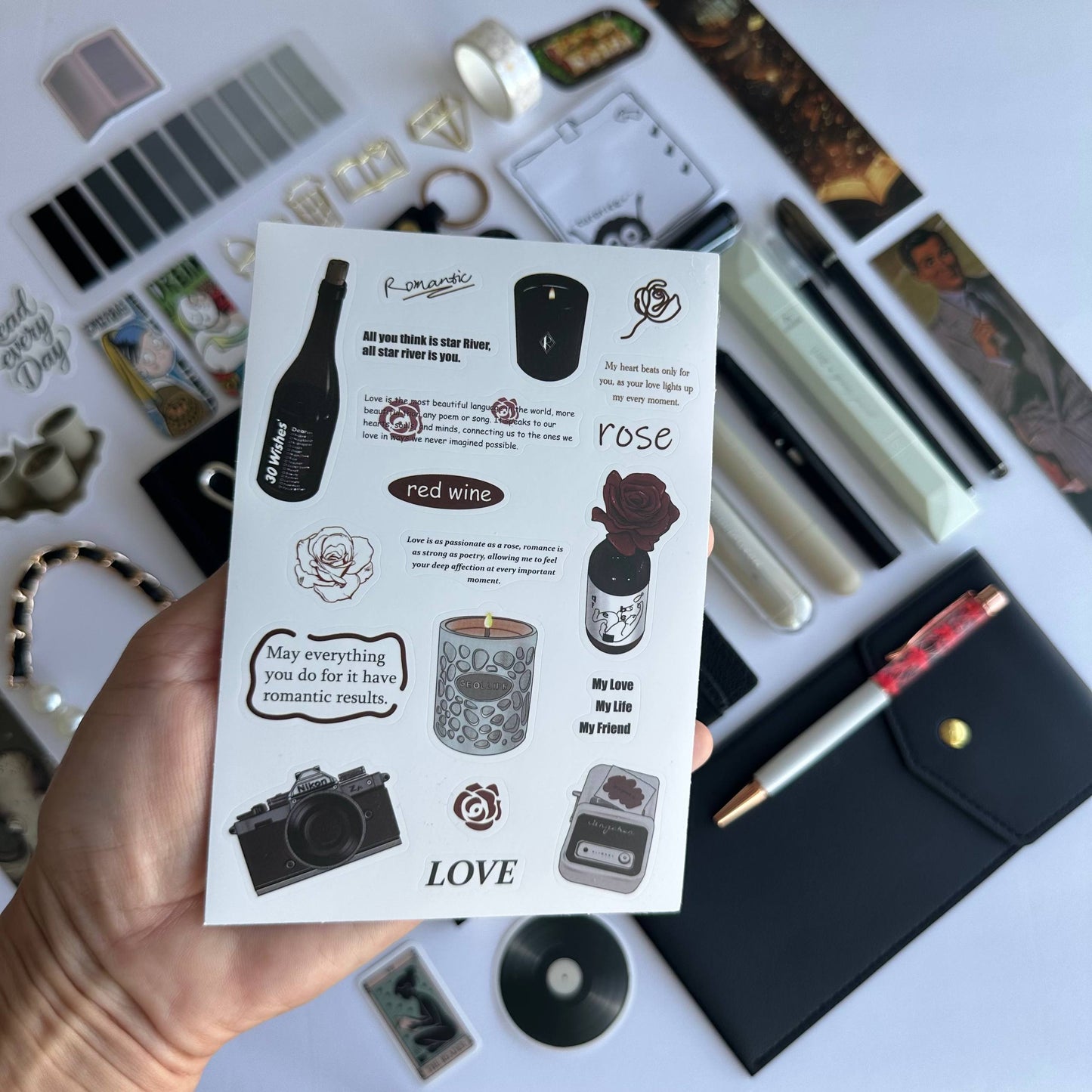 Exclusive Midnight Black A5 Stationery Bundle