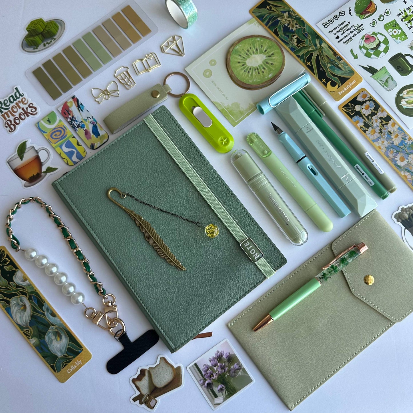 Exclusive Sage Green A5 Stationery Bundle