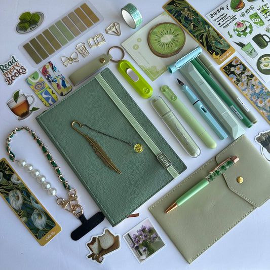 Exclusive Sage Green A5 Stationery Bundle