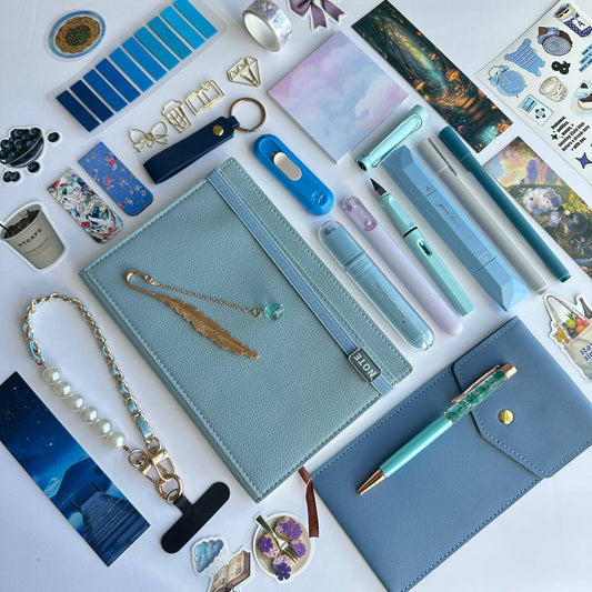 Exclusive Soft Sky Blue A5 Stationery Bundle