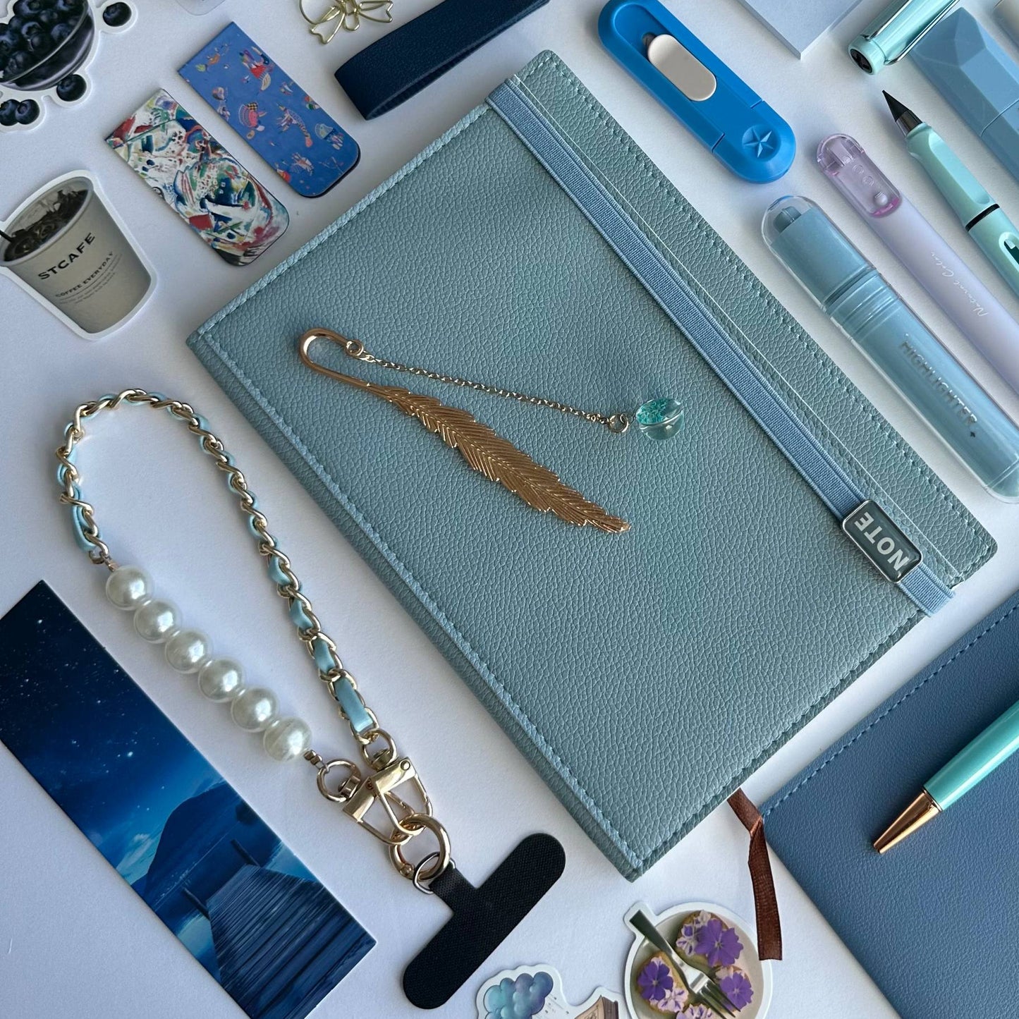 Exclusive Soft Sky Blue A5 Stationery Bundle