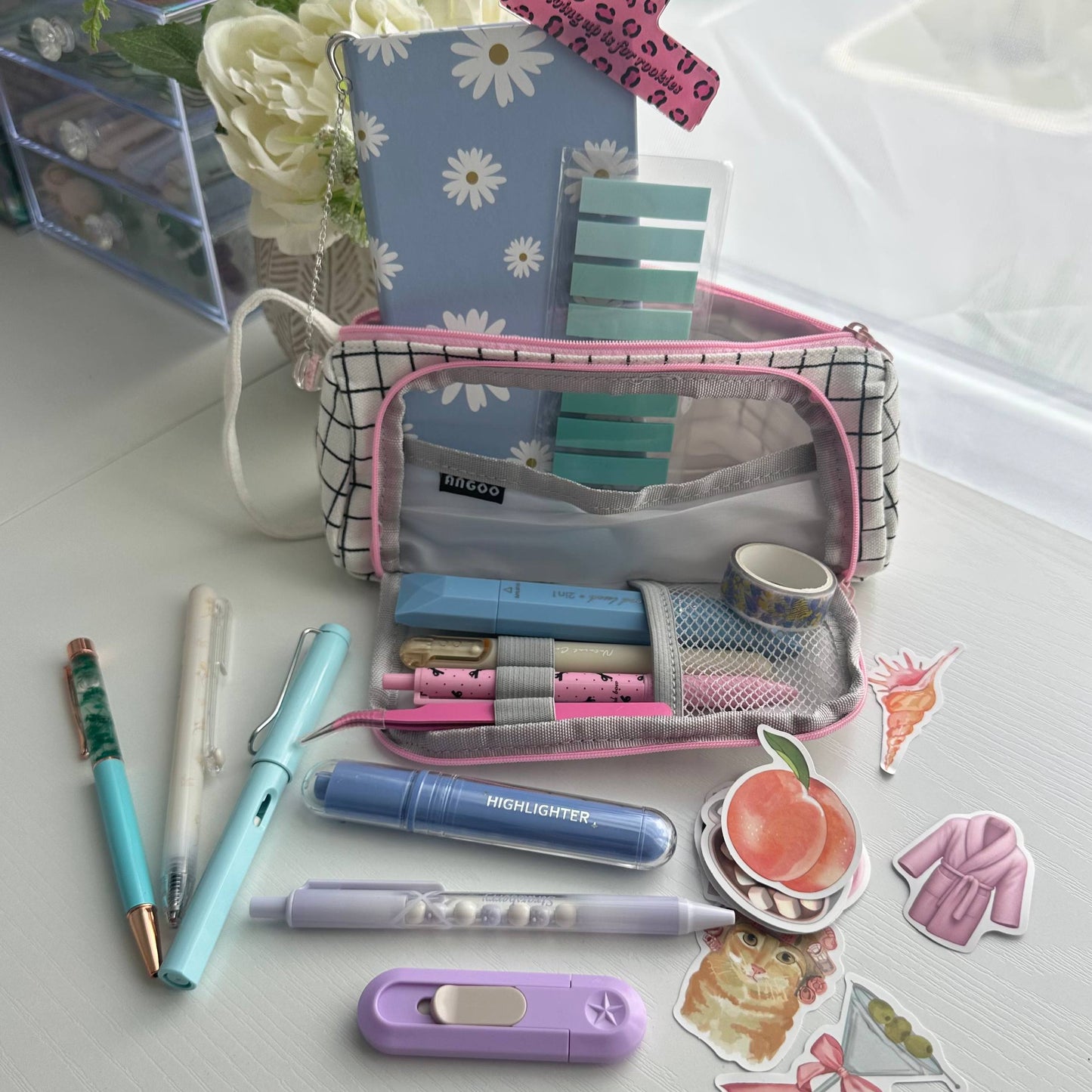 Pink & Blue Stationery Gift Set