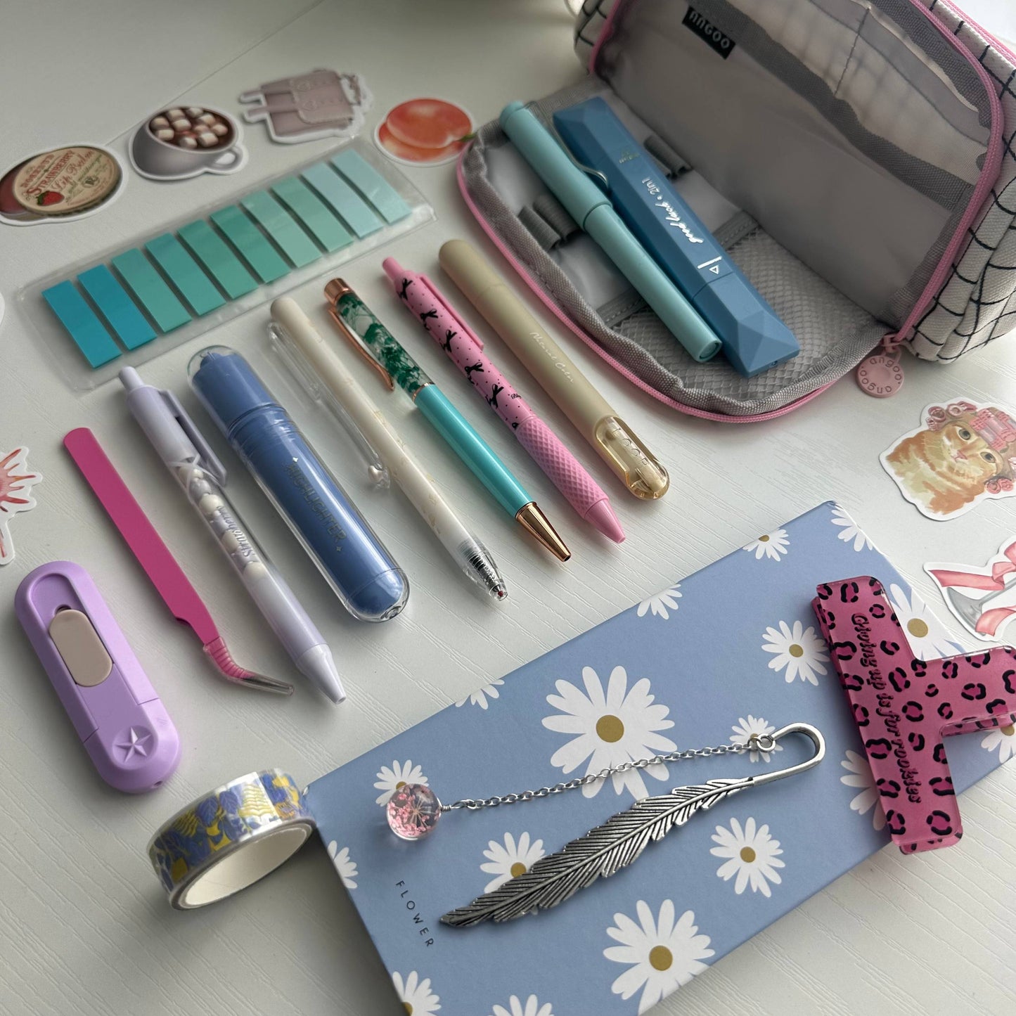 Pink & Blue Stationery Gift Set