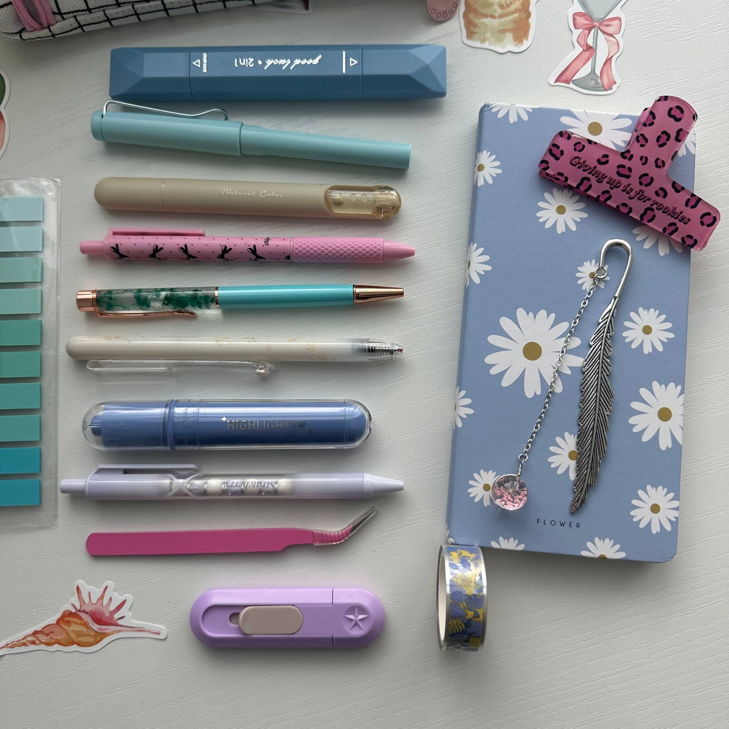 Pink & Blue Stationery Gift Set