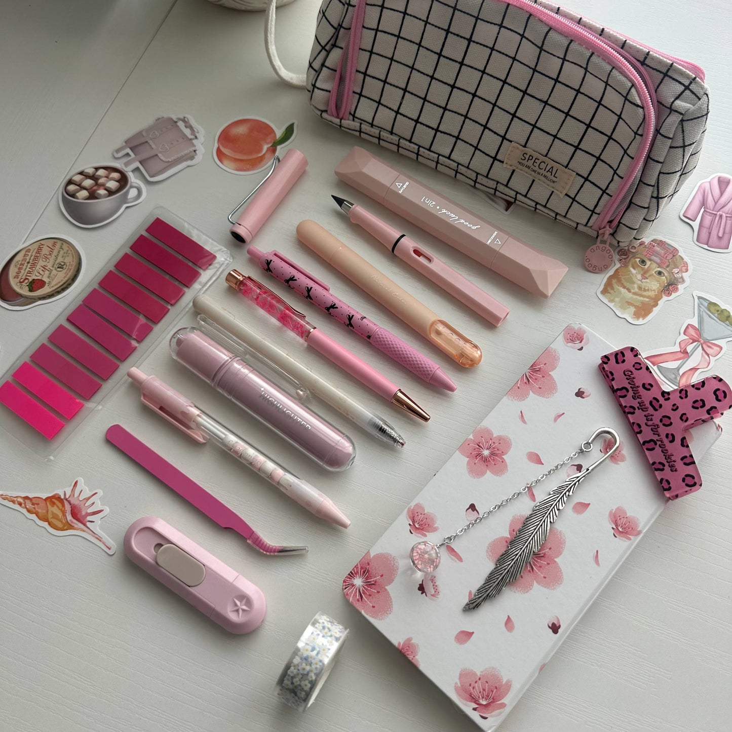 Pink & Blue Stationery Gift Set