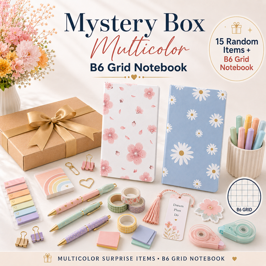 Mystery Box/ B6 Grid Notebook