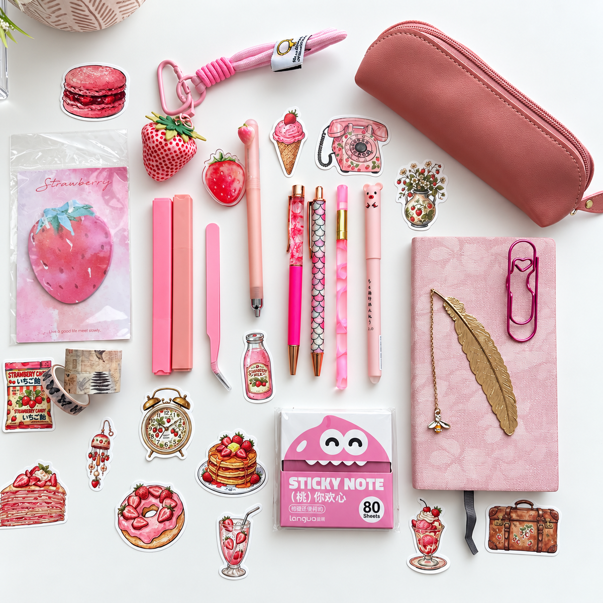 An example of the pink Mystery Box 