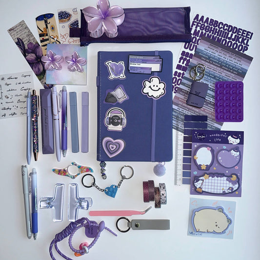 Lavender Box + A5 jornal