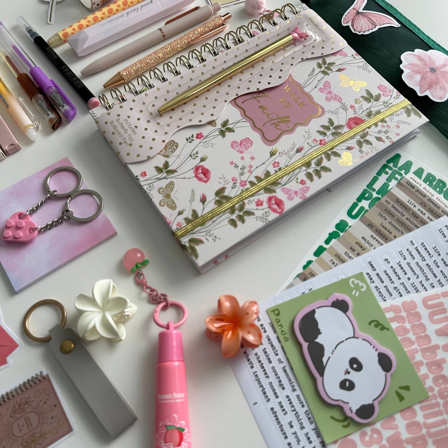 Blush Pink Faith stationery bundle