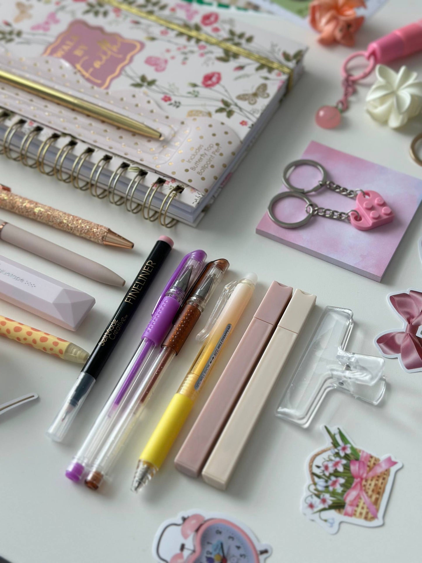 Blush Pink Faith stationery bundle